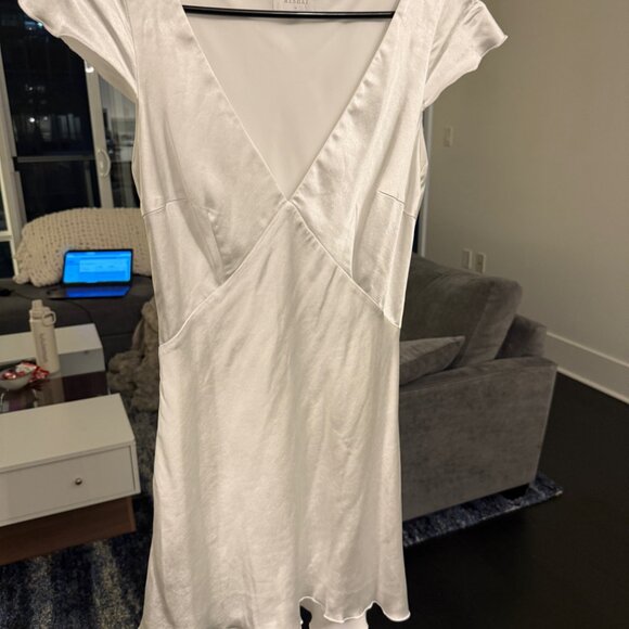 White Meshki Tessa Mini Dress (M) - Picture 4 of 5